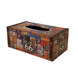 Carina's Collection Route 66 License Plate Tissue Box