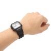 Digital Chronograph Watch Luminous Waterproof Multi Function Retro Style Square