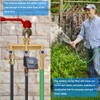 Brass Garden Hose Splitter, 3 Way Hose Splitter, Outdoor Hose