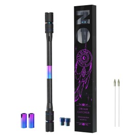 ADSPINZOR Spinning Pen by Mr.NOPE - Mortal Series Limited Color Version (Black) Professional Fidget Spin Pen for Tricks, Long, Weighted, Writable, Stress Relief Pen with Balanced Metal Tips