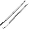Pingispower Cuticle Pusher Set, 2 Pieces Professional Cuticle Cutter and