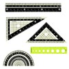 クツワ STAD 定規セット KB031 ブラック