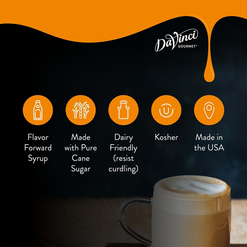 DaVinci Gourmet Syrup, Classic Coffeehouse Variety Pack - Caramel, French