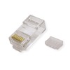 Value 21993064 Modular Plug Unshielded Cat6/6 a 100 Pcs Clear