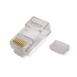 Value 21993064 Modular Plug Unshielded Cat6/6 a 100 Pcs Clear