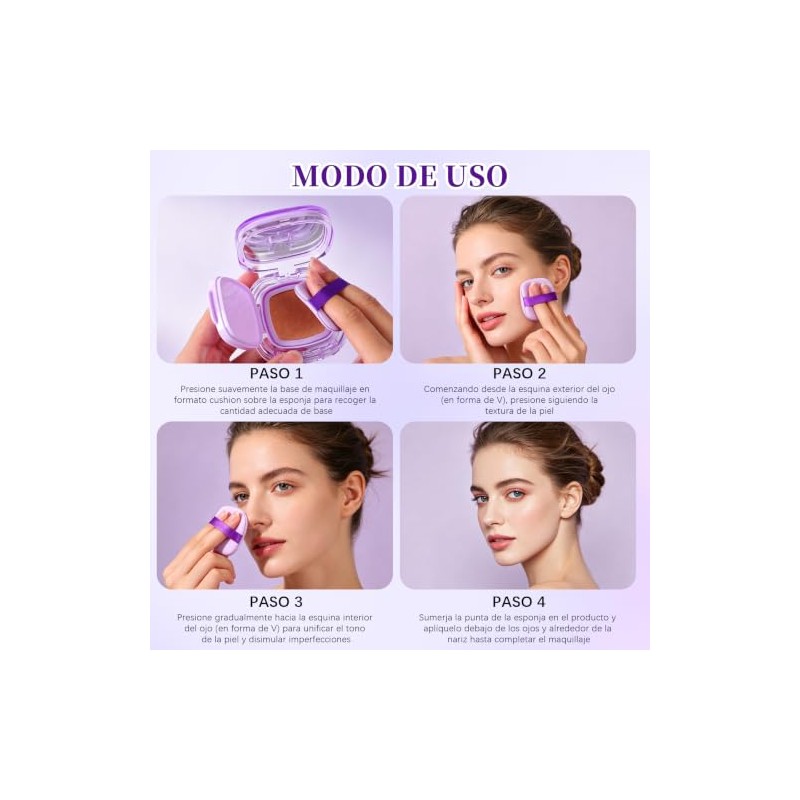 Base de Maquillaje Cremosa Matte, Alta Cobertura, Control de Grasa
