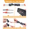 VIGRUE 1/2/3/4/6 Pin Waterproof Automotive Electrical Connectors with Ratcheting Wire