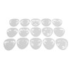 15 Pcs Face Paint Stencils Set PP Reusable Temporary Face