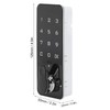 Electronic Cabinet Lock Touching Screen File Cabinet Password Lock Wardrobe
