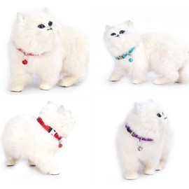 Puppy Collar with Bell, Reflective Nylon Buckle Cat Collar with Bells for XS Tiny Pet Dogs Girl Kitten Boy Small Animal,Hot Pink X-Small