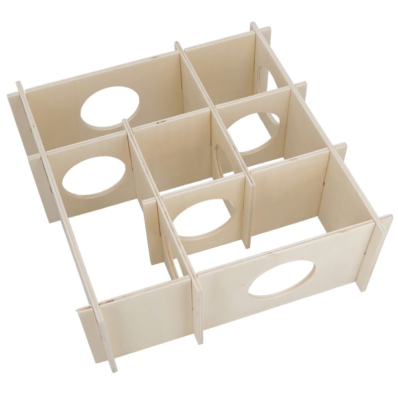 AB Tools Small Animal Hamster Mice Gerbil Boredom Breaker Wooden
