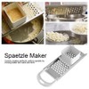 Spaetzle Maker, Pasta Maker Machine Silver Wellness Comfortable-Grip Salty and
