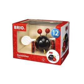 BRIO (ブリオ) プルトイ バンブルビー 対象年齢 1歳~ (引き車 引っ張るおもちゃ 木製 知育玩具) 30165