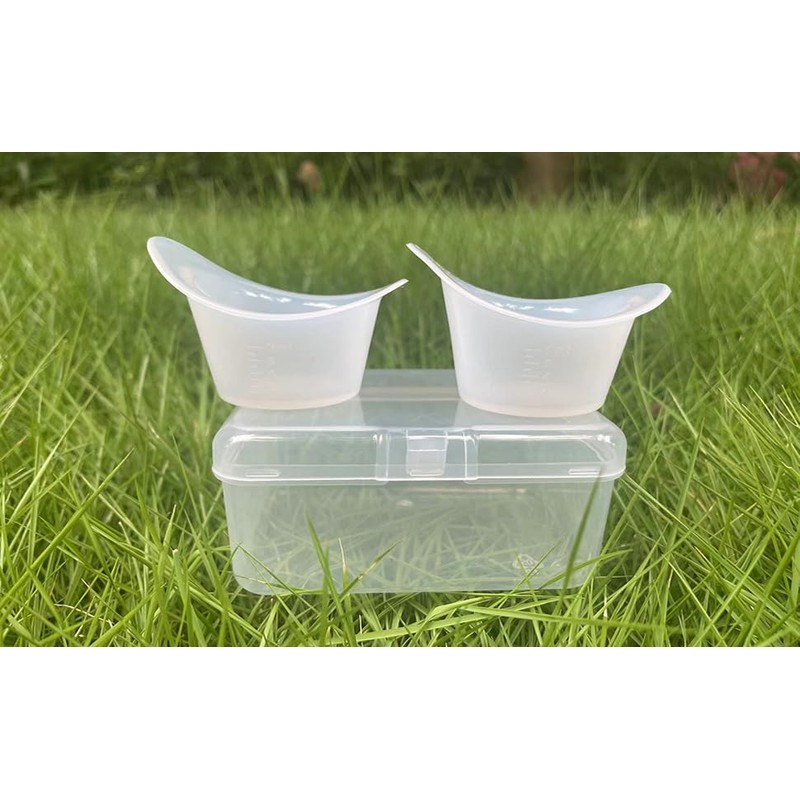 2Pcs Eye Wash Cup,Eye Cups for Eye Wash,Silicone Eye Bath