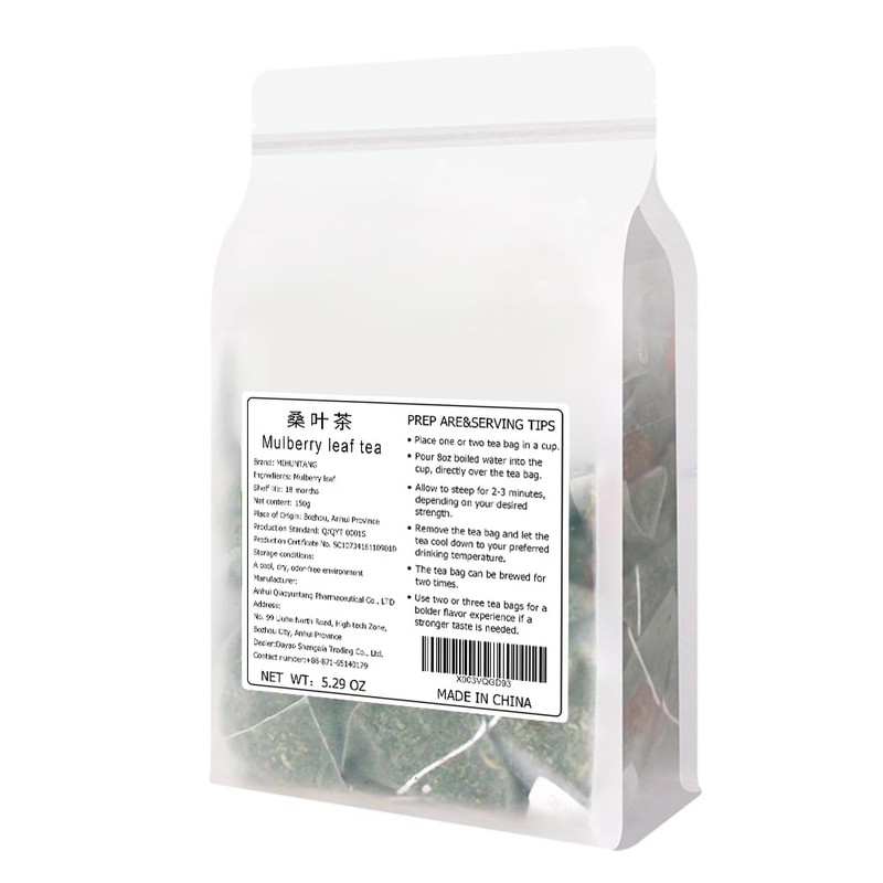 Mulberry leaf tea 5.29 oz（3g×50 packets）White Mulberry Leaf Tea Bag