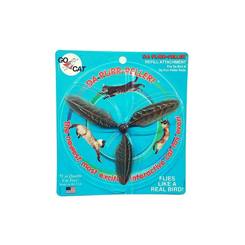 Da Purr-Peller Teaser Wand Lure Attachment Refill by Go Cat