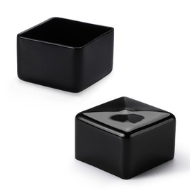 40 Packs Safety Strut Channel End Caps - Square Plastic Channel Caps Accessories for Unistrut Channel Ends (1-5/8'' x 1-5/8'', Black) for Electrical & HVAC Use