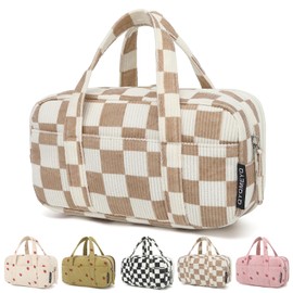 QYQMEYQ Large Pencil Case Pouch, Extra Big Pencil Bags with Zipper, Cute Corduroy Pencil Pouch with 5 Compartments, Pen Bag Wide Opening, Pencil Pouch Organizer, Pencil Box for Teen Girls Adults