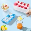 Big Ice Cube Molds with Lid and Storage Box, JRISBO