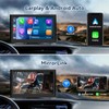 7” Wireless Carplay &Android Auto IPS Touch Screen, Portable Car