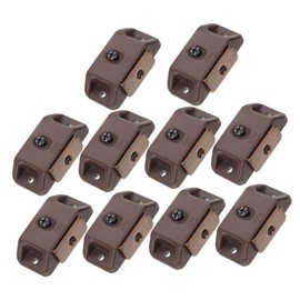 jojofuny 10pcs Magnetic Door Cabinet Magnet Door Nets with Magnets Magnetic Door Catch Magnets Cabinet Locks Hooks Magnetic Fridge Calendar Strong Magnets Coffee Plastic