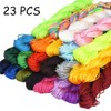Tucireat Macrame Bracelet Yarn 23 Pieces Macrame Yarn 1 mm