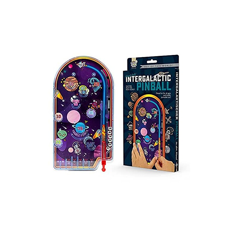 Funtime Gifts Handheld Intergalactic Space Theme Pinball Adults Children Fun
