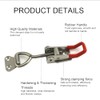 2PCS Adjustable Toggle Clamp, 122mm Toggle Catch Latch, Stainless Steel