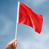 Red Mini Flag 12 Pack - Hand Held Miniature Flags