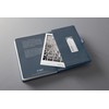 SIGEL CO402 Premium Notebook Squared A5, Hardcover, Blue Metallic, Made