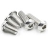 M3-0.5x10mm Button Head Socket Cap Screw,M3 10mm Screws,Allen Hex Drive