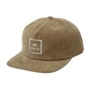 RVCA Mens Snapback Hats - Freeman Snapback | Light Brown,