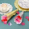 sourcing map 50 Pcs Round Paper Doilies, 4.3 Inch Disposable