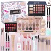 LAZORA- Kit de maquillaje todo en uno Contiene una amplia