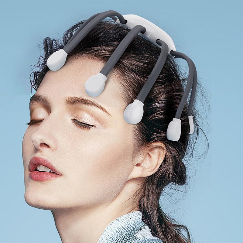 Ultra Scalp Massagers 360 Degree Electric Vibrating Head Massager 4