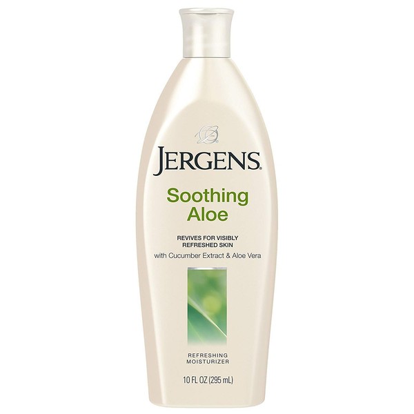 Jergens Soothing Aloe Relief Skin Comforting Moisturizer, 10 Ounce (Pack of 6)