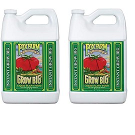 FoxFarm Grow Big Soil Liquid Concentrate Fertilizer, 1 Gallon (Twо Расk)