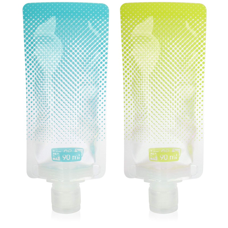 com-four® 4 x Travel Bottles for Filling 90 ml -