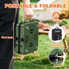 Propane 2-Burner Foldable Camping Stove with Carry Bag, Portable Propane