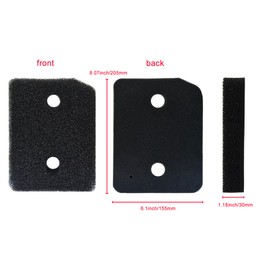 EZ SPARES 4pcs Dryer Filter,Compatible with Miele T1 Dryer,9164761 Heat Pump Tumble Dryer Filter,Lint Filter,Sponge Foam Filter Replacement,4 Pack