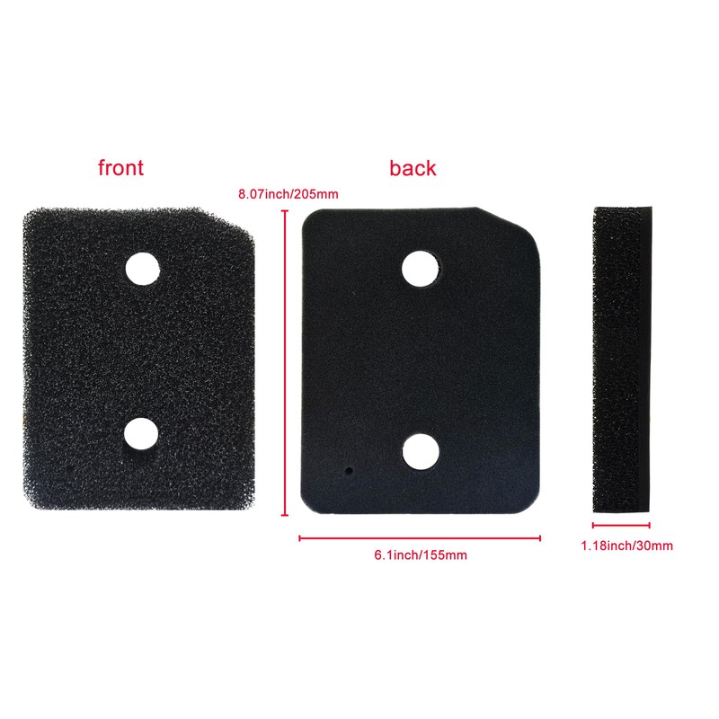 EZ SPARES 4pcs Dryer Filter,Compatible with Miele T1 Dryer,9164761 Heat