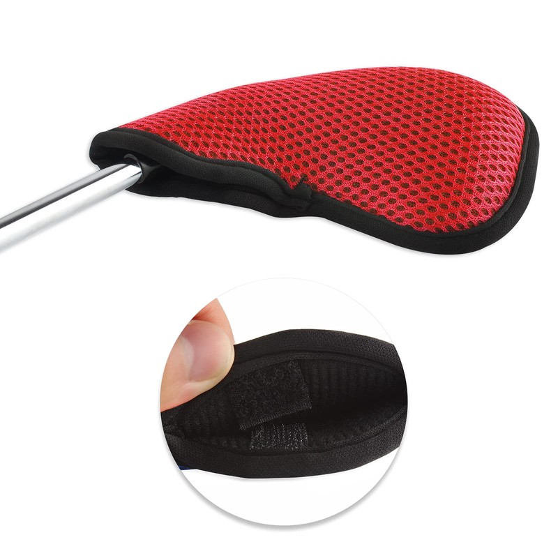 Andux Golf Club Head Covers for Irons Mesh Double Numbered