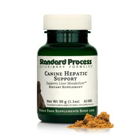 Standard Process Canine Hepatic Support - Dog Supplement to Aid Liver Health - Hepatic Immune Function & Liver Metabolism Support Supplement - Powder Supplement for Dogs - 30 g