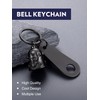 Bandmax Keyring Motorcycle Bell Stainless Steel Motorcycle Bell Keyring Viking