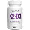VIZANA NUTRITION | Vitamina K2-MK7 + D3 en Cápsulas HPMC