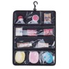 Quilted Shoulder Beauty Bag With Brush Storage Pocket Ideal for