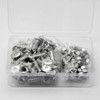 (50 pcs) M5 x 16mm Flat Round Hexagon Socket Head