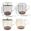 AIXXCUVQ Pod Moses Basket Modern And Minimalist Coffee Pod Storage