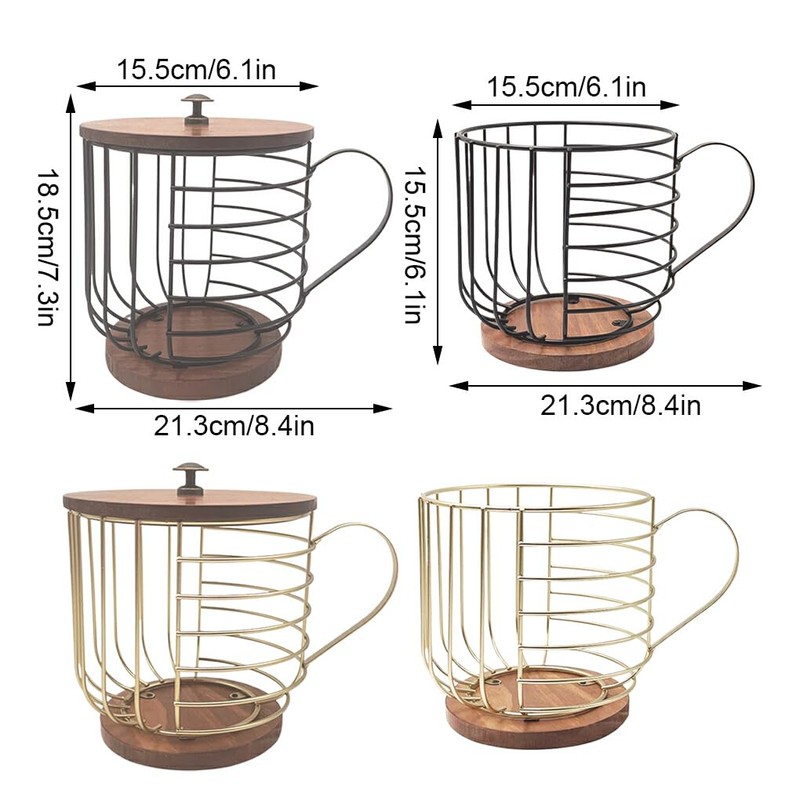 AIXXCUVQ Pod Moses Basket Modern And Minimalist Coffee Pod Storage