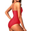 Holipick Traje de baño de una pieza para mujer con